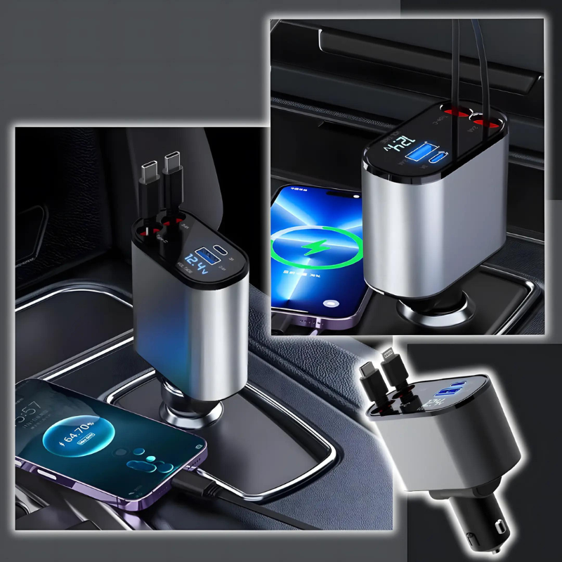 RollCharge - Retractable fast car charger