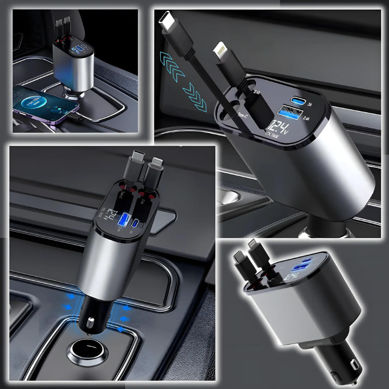 RollCharge - Retractable fast car charger